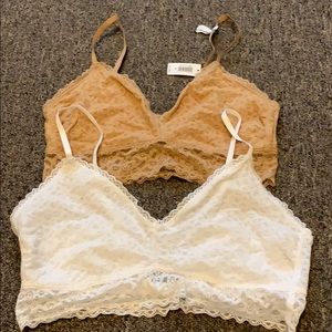 Gap lace bralette bundle